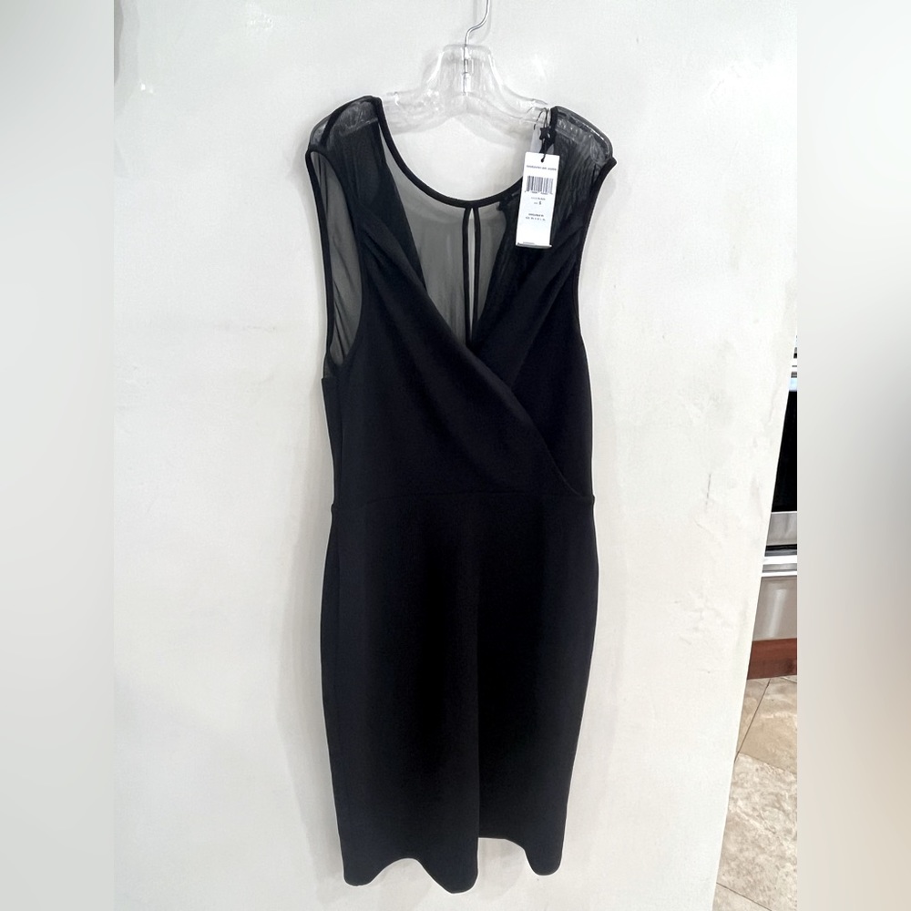 Black mini dress